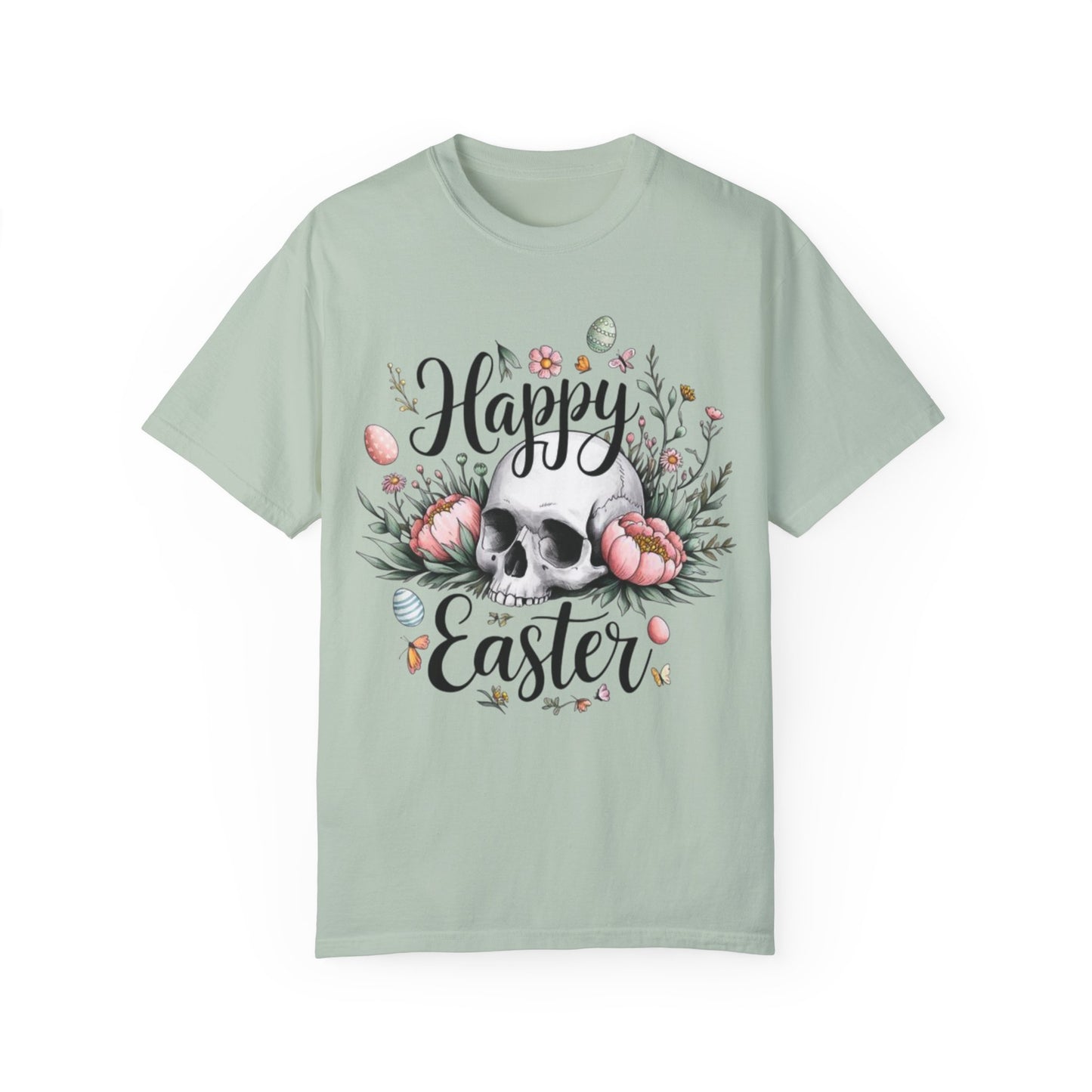 Easter Floral Skull Tee