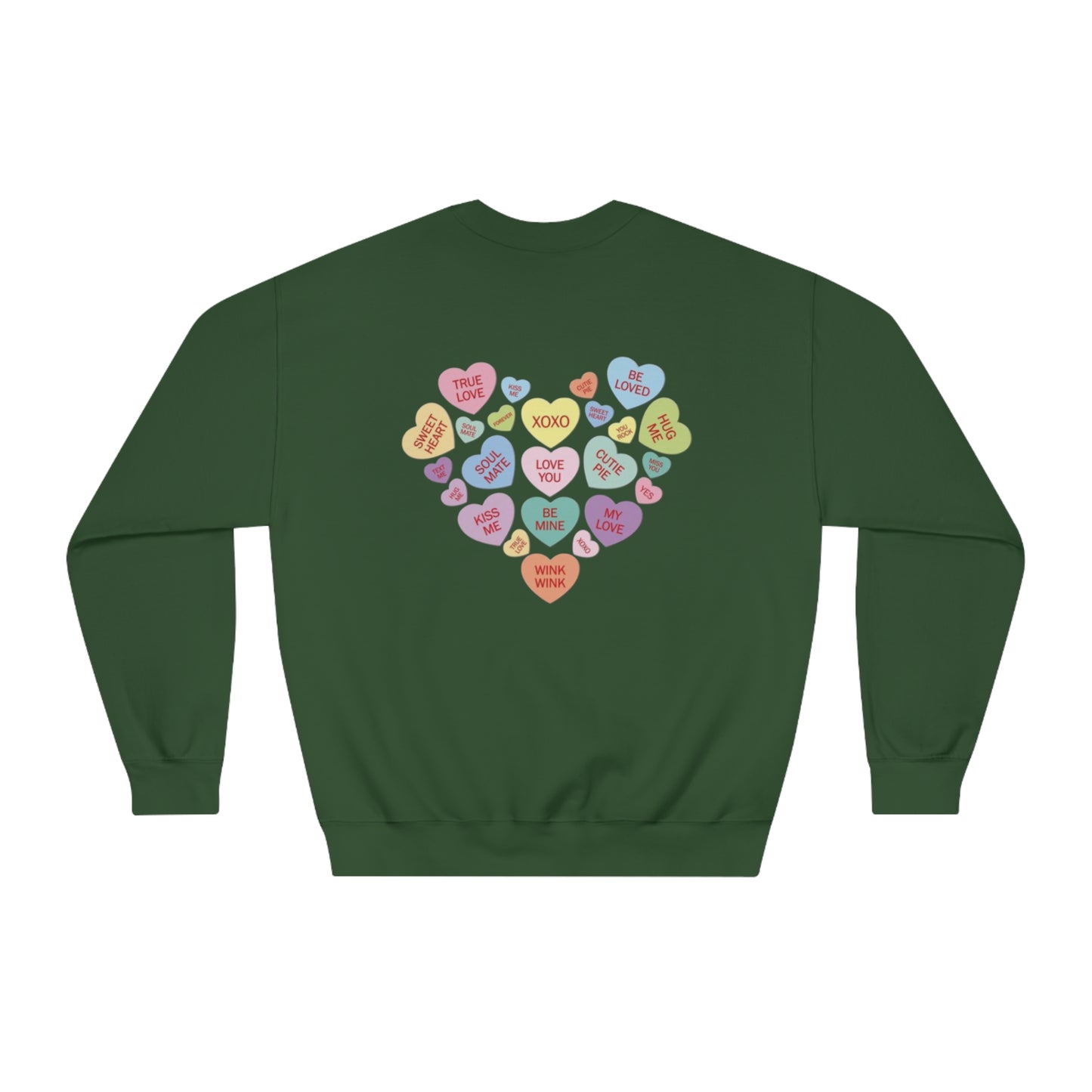 Valentine's Day Candy Heart Sweatshirt
