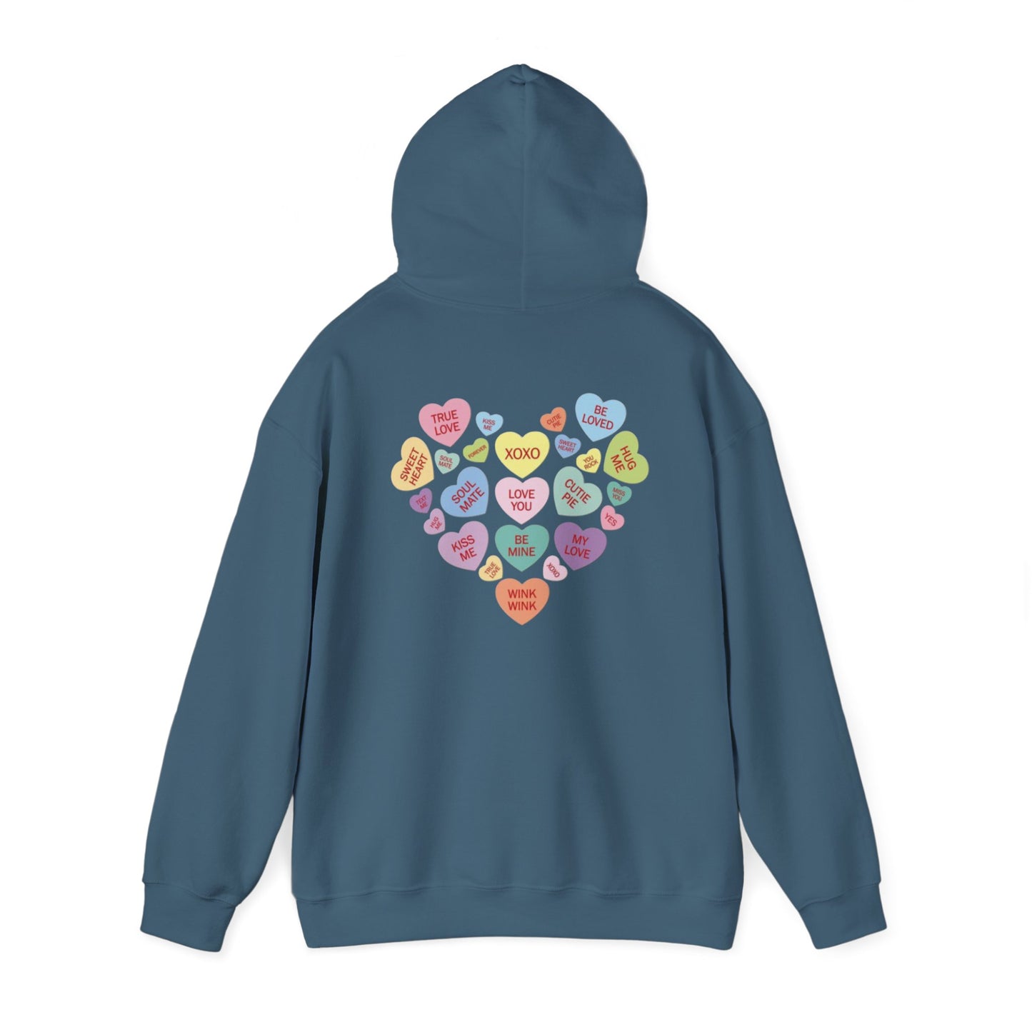 Valentine's Day Candy Heart- Hooded Sweatshirt!