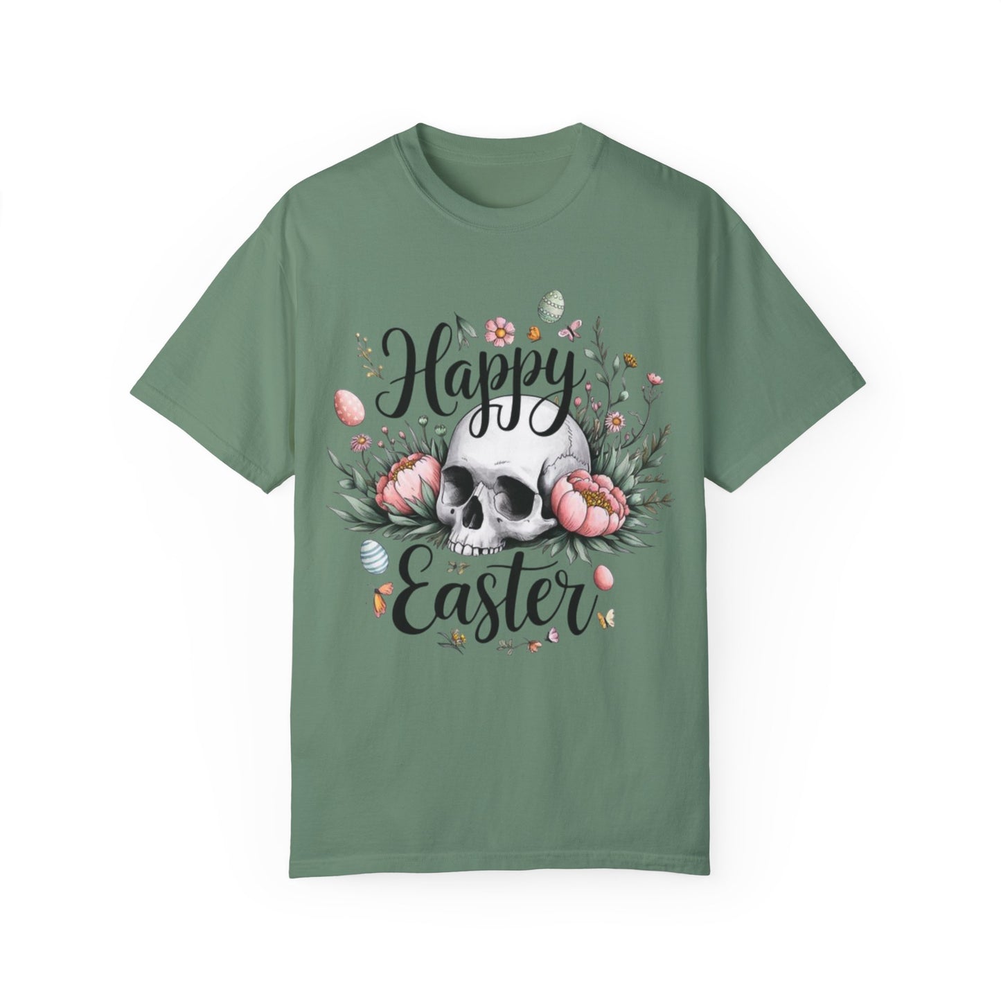 Easter Floral Skull Tee