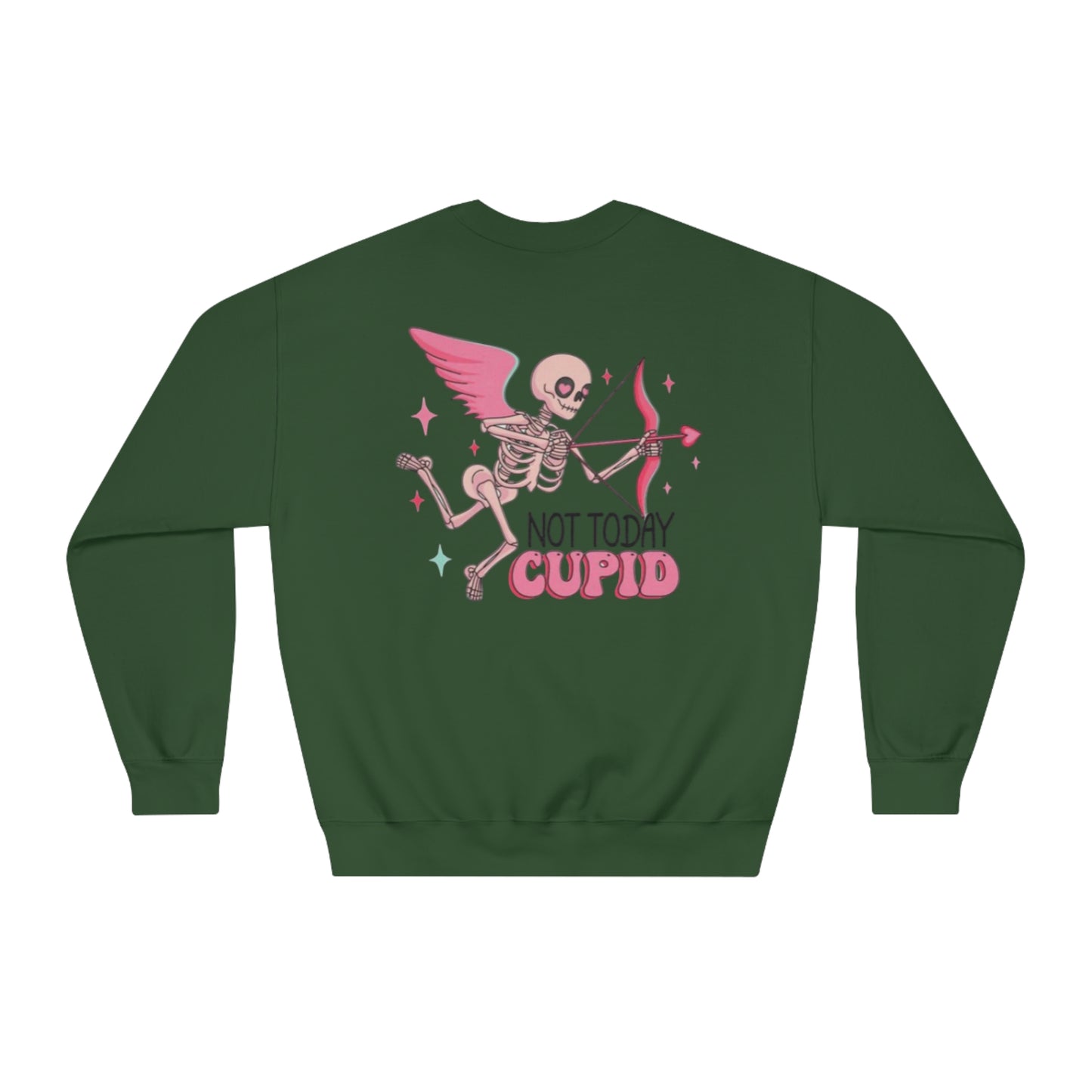 Valentine's Day Not Today Cupid Sweatshirt