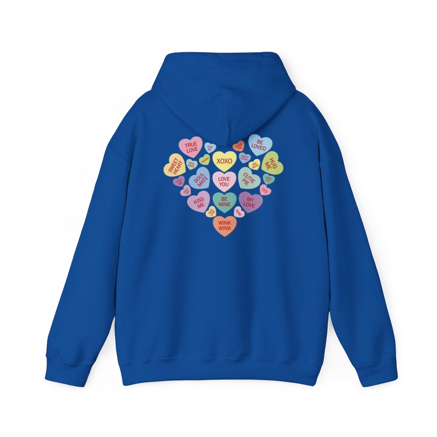 Valentine's Day Candy Heart- Hooded Sweatshirt!