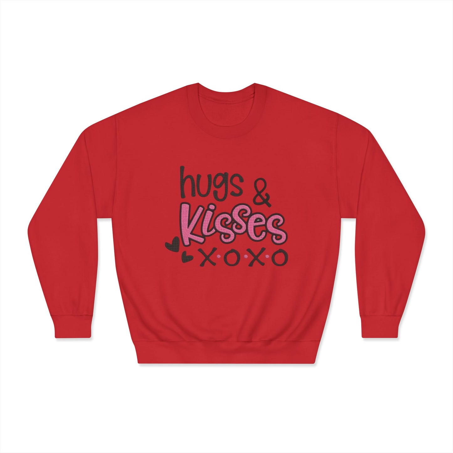 Valentine's Day Hugs & Kisses Sweatshirt