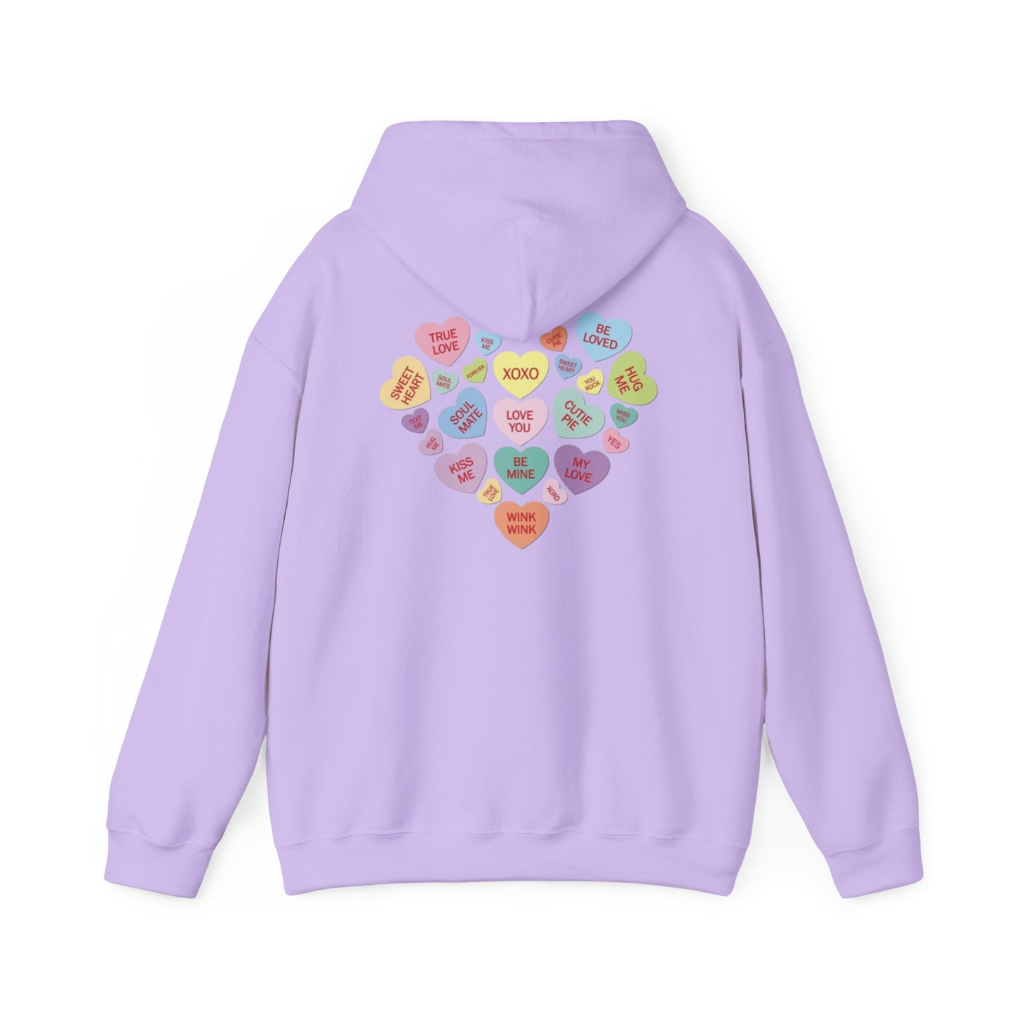 Valentine's Day Candy Heart- Hooded Sweatshirt!
