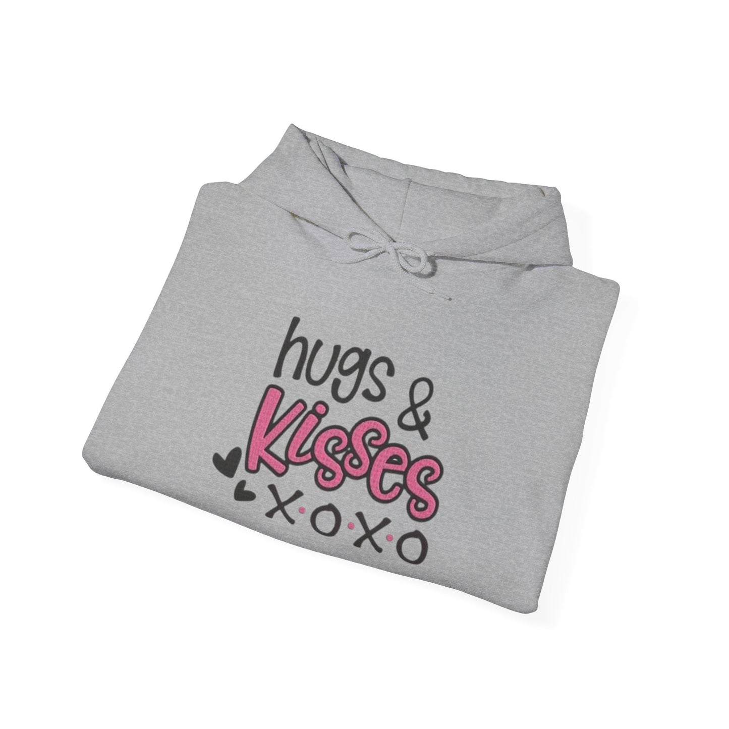 Valentine's Day Hugs & Kisses- Hooded Sweatshirt!