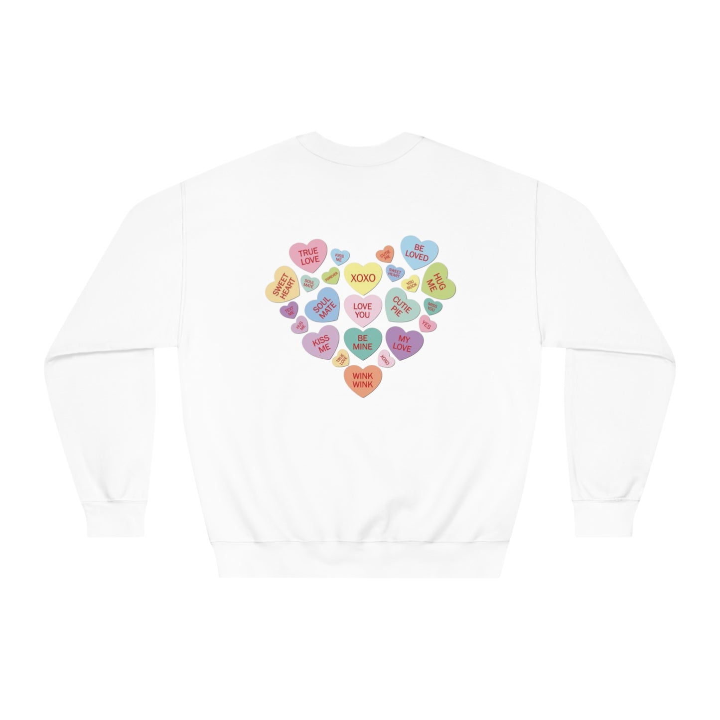 Valentine's Day Candy Heart Sweatshirt