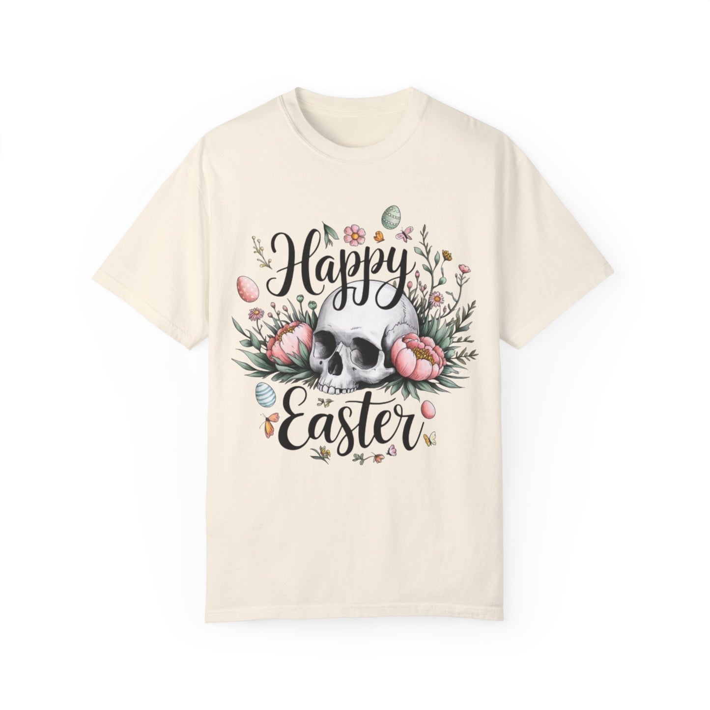 Easter Floral Skull Tee