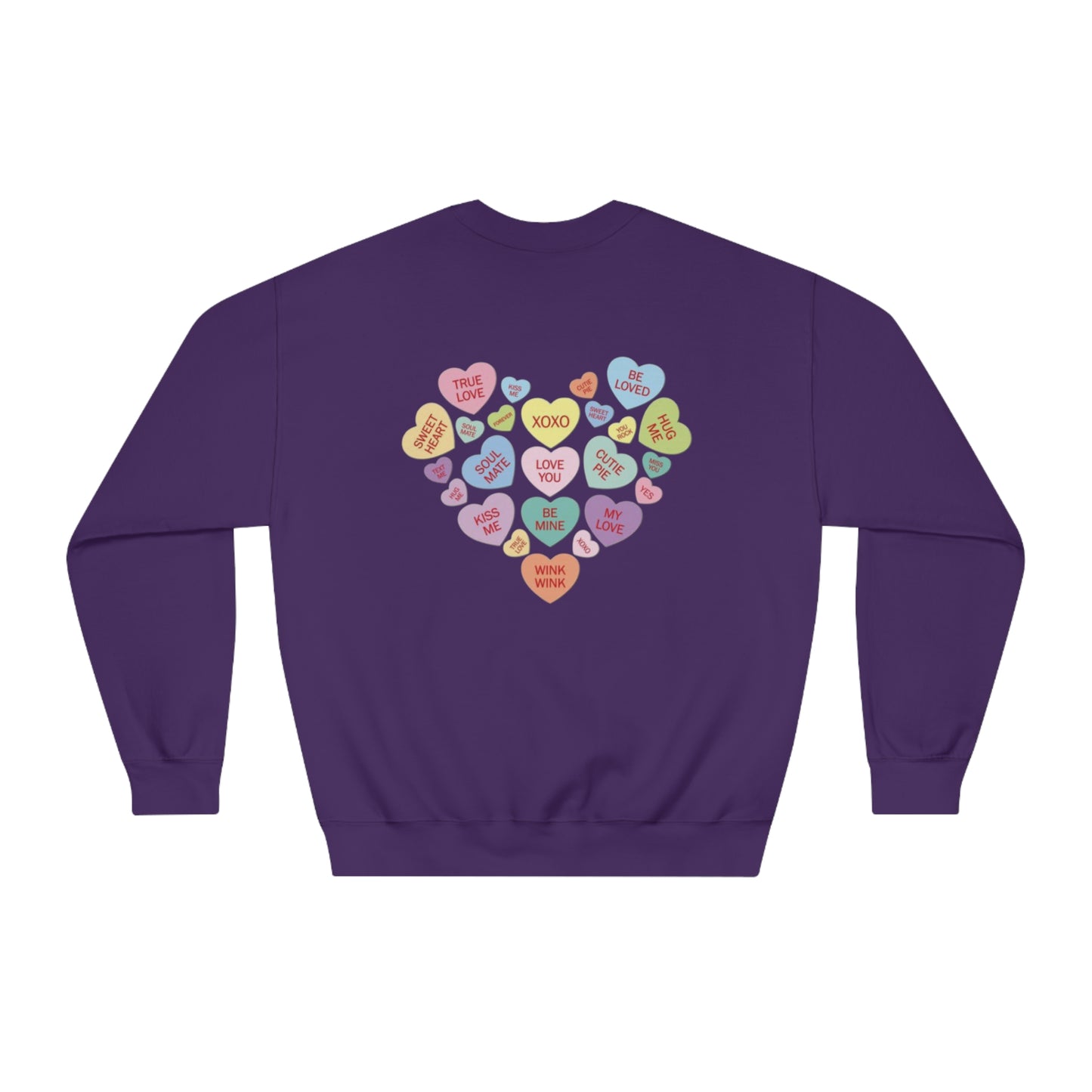 Valentine's Day Candy Heart Sweatshirt