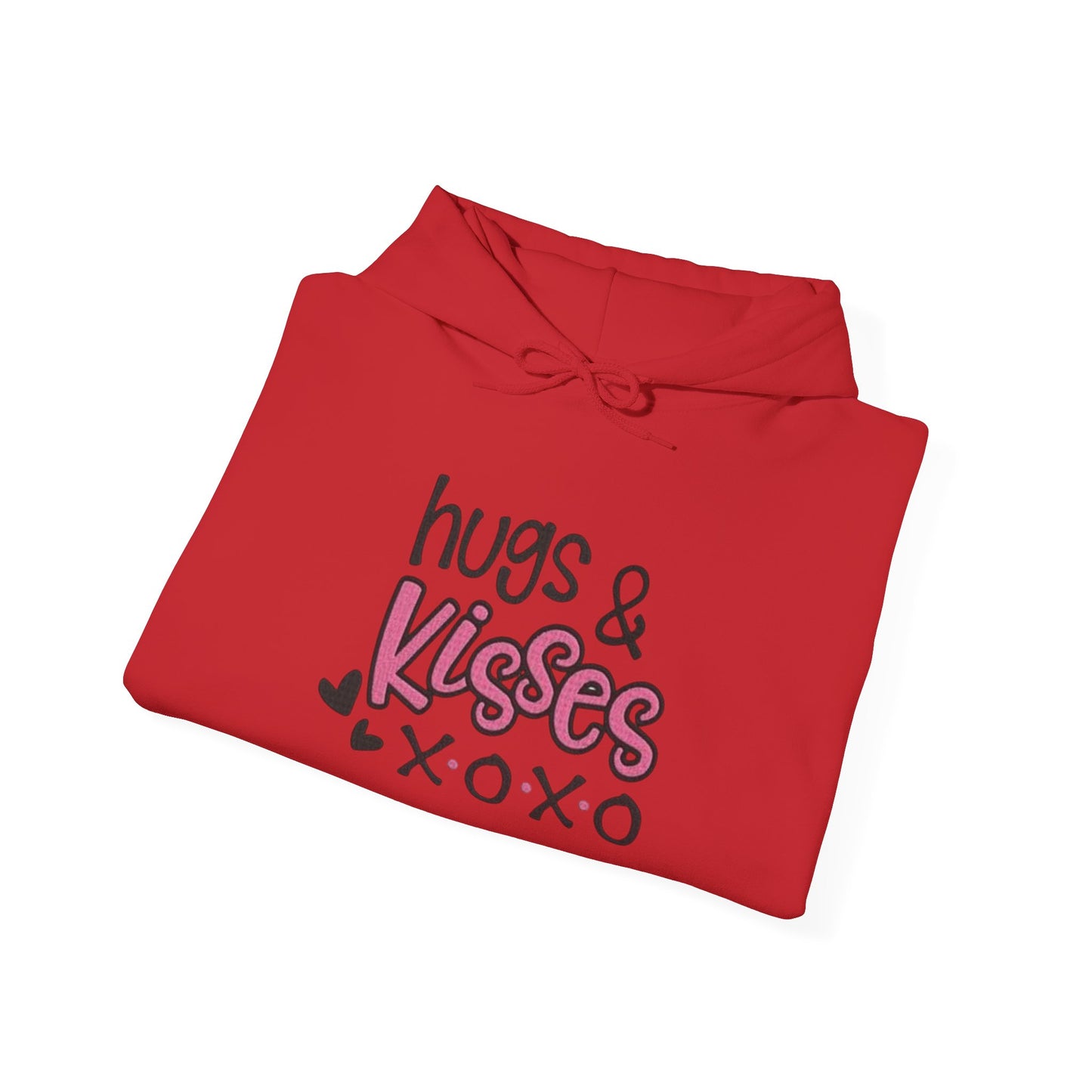 Valentine's Day Hugs & Kisses- Hooded Sweatshirt!