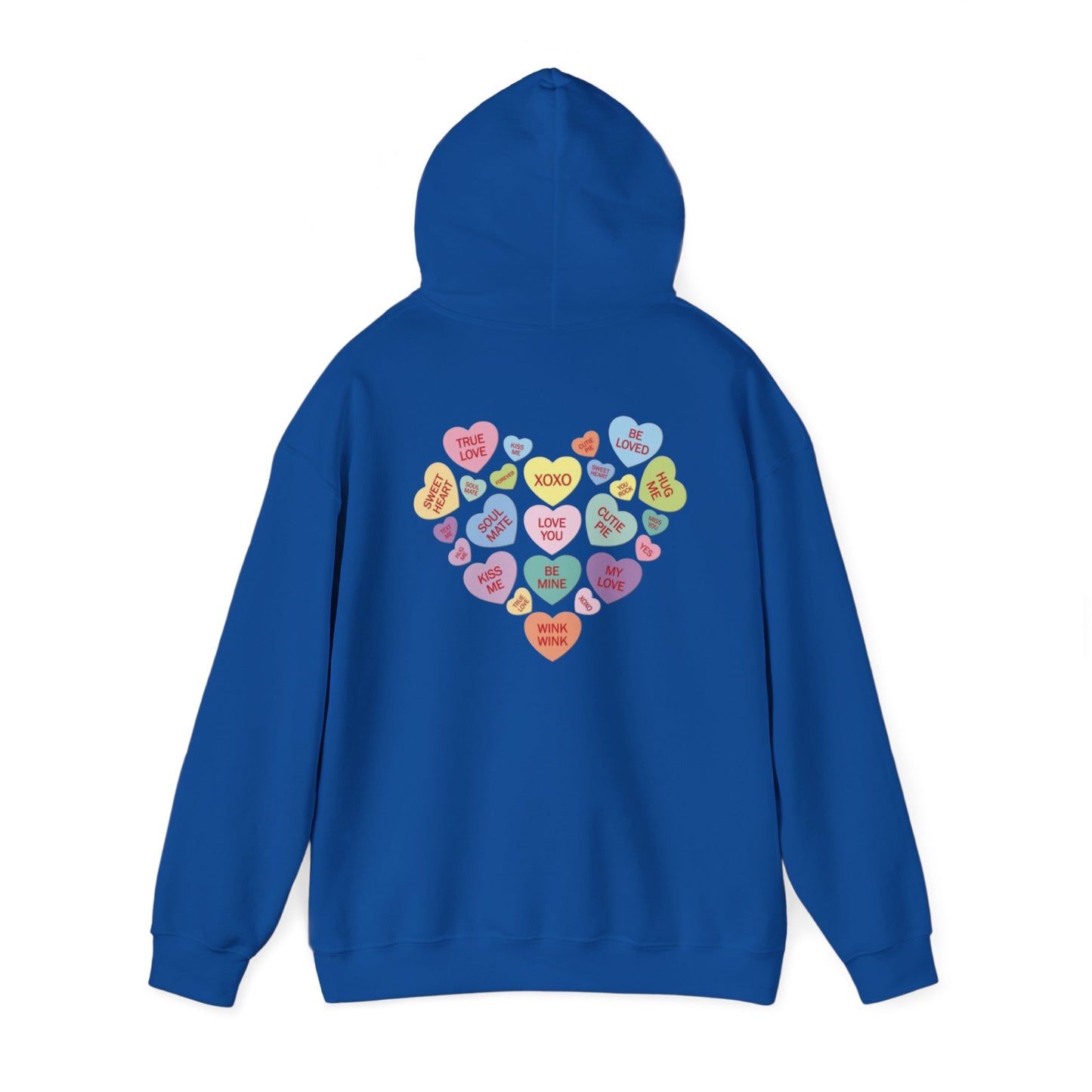 Valentine's Day Candy Heart- Hooded Sweatshirt!