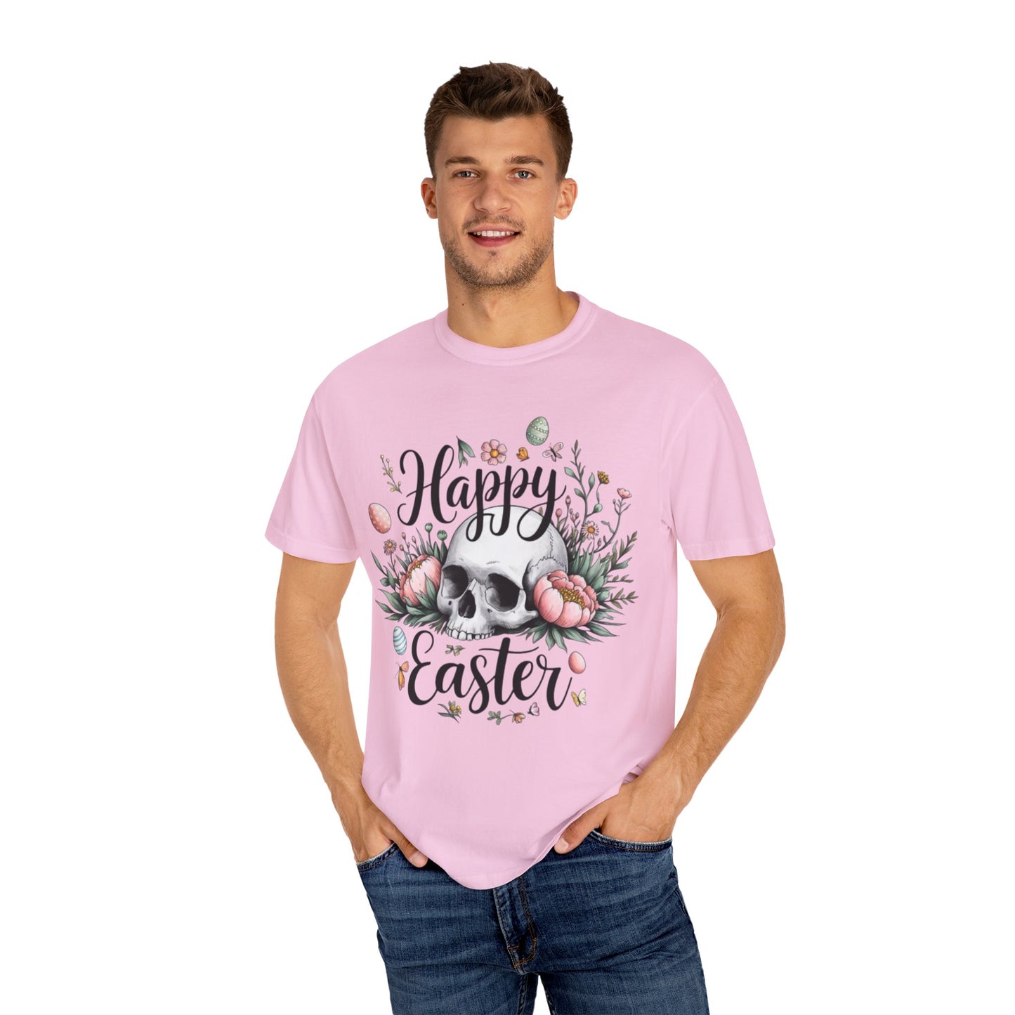 Easter Floral Skull Tee
