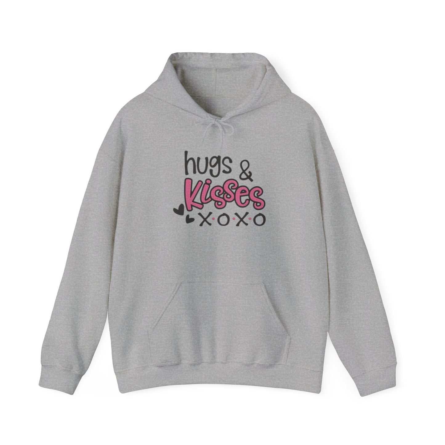 Valentine's Day Hugs & Kisses- Hooded Sweatshirt!