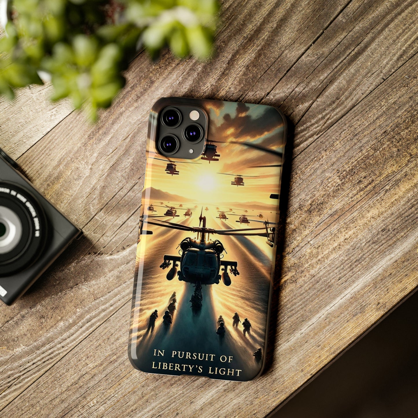 In Pursuit of Liberty's Light - Slim Phone Cases