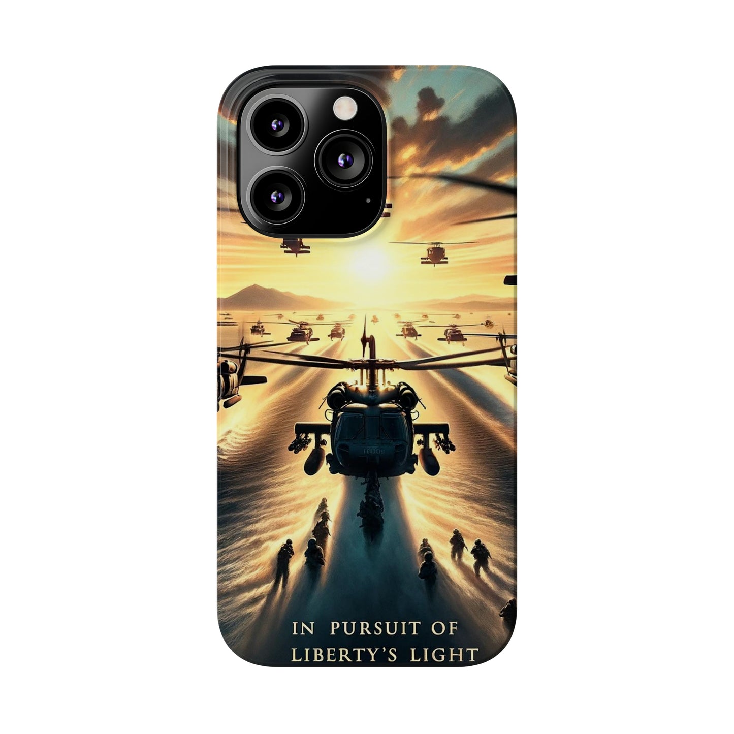 In Pursuit of Liberty's Light - Slim Phone Cases