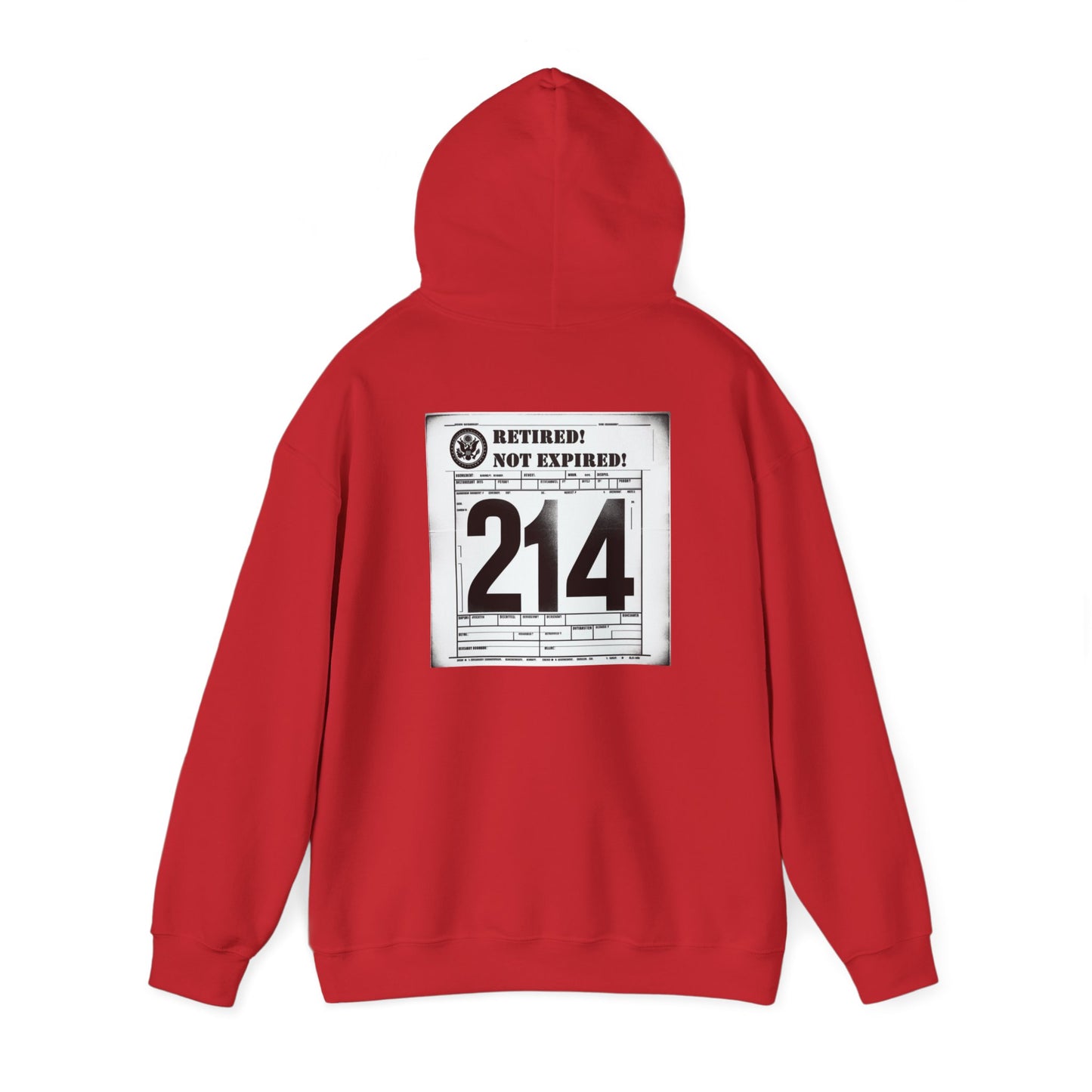 Retired Not Expired-Hooded Sweatshirt!