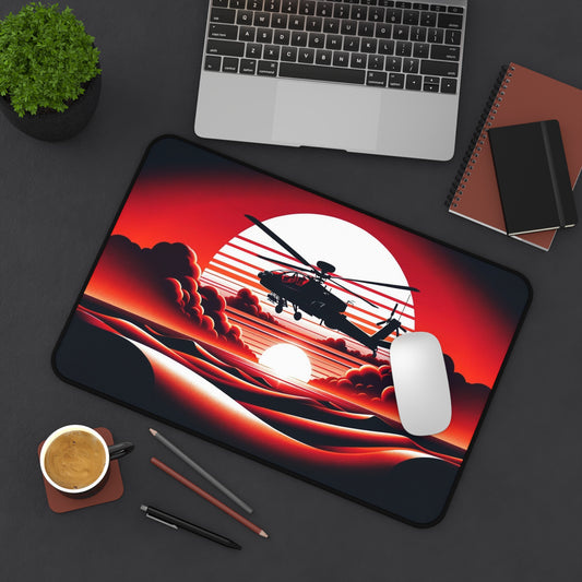 Crimson Flight- Desk Mat