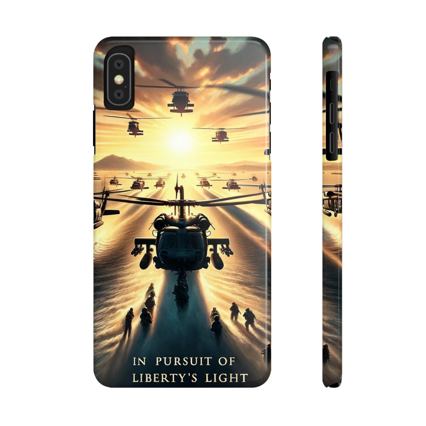 In Pursuit of Liberty's Light - Slim Phone Cases