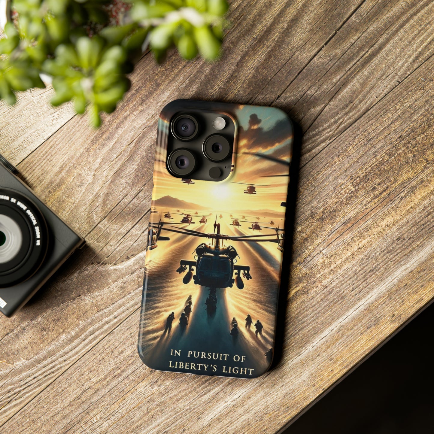 In Pursuit of Liberty's Light - Slim Phone Cases