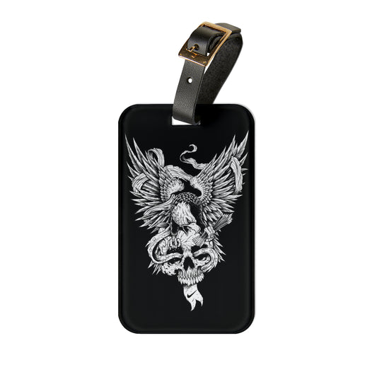 Skull & Eagle Luggage Tag