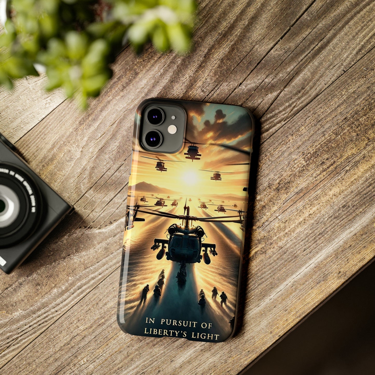 In Pursuit of Liberty's Light - Slim Phone Cases