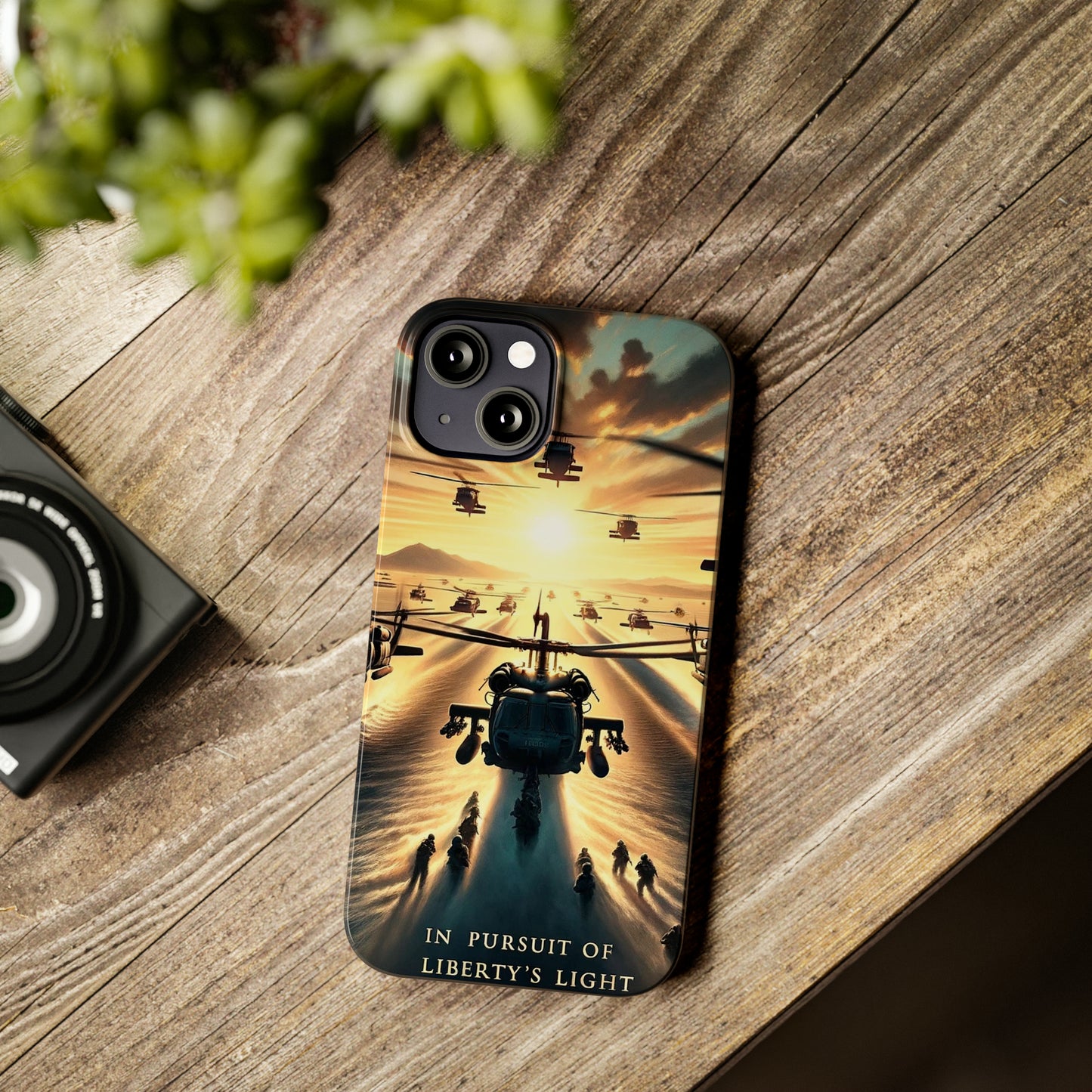 In Pursuit of Liberty's Light - Slim Phone Cases