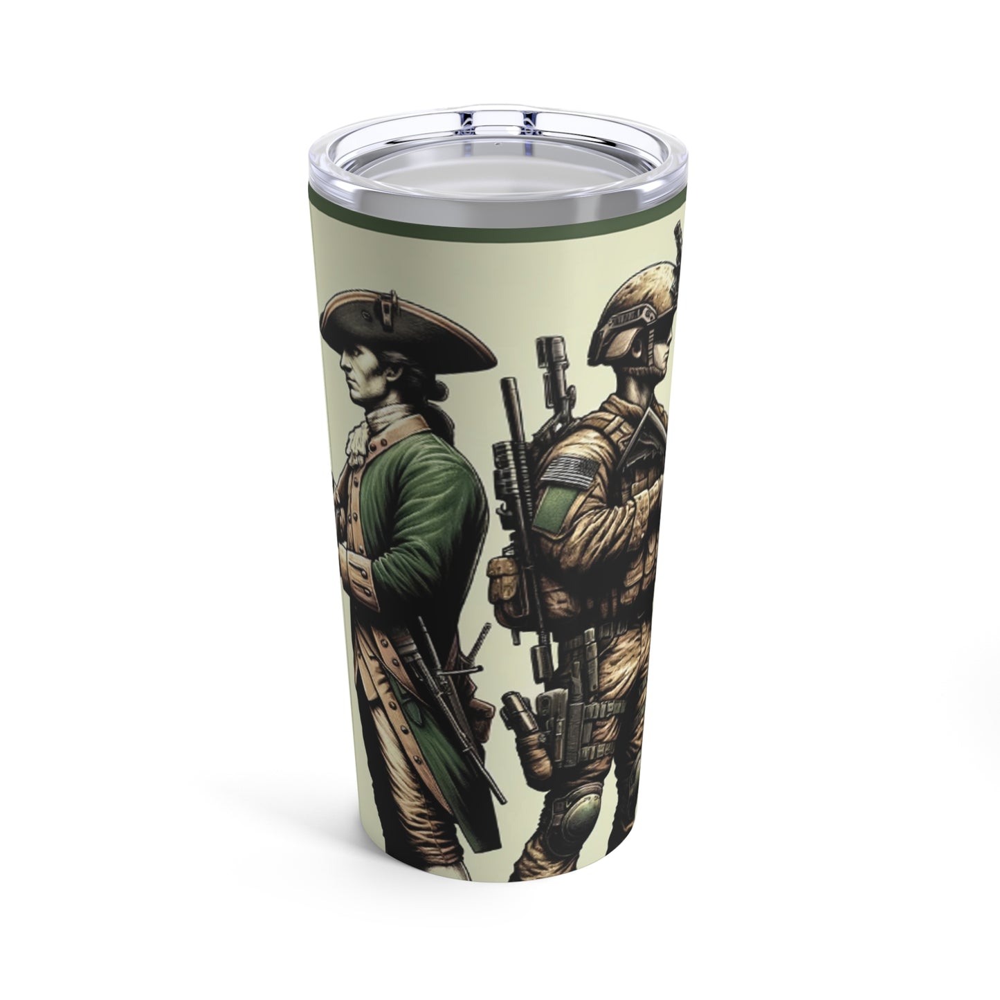 Home of the free, Because of the Brave-Tumbler 20oz