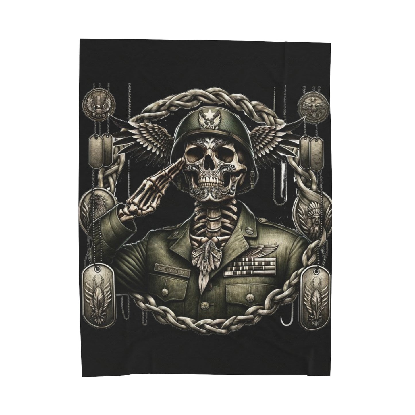 Salute Service- Plush Blanket