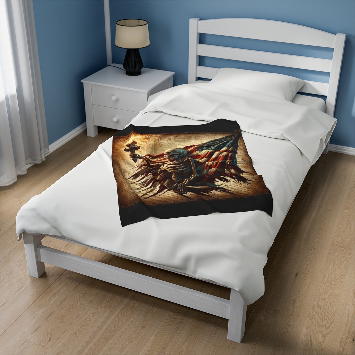 Eternal Torch of Freedom- Plush Blanket