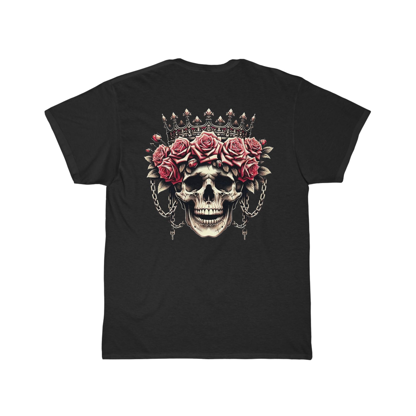 Skull Crown & Flowers Tee 💀🌸