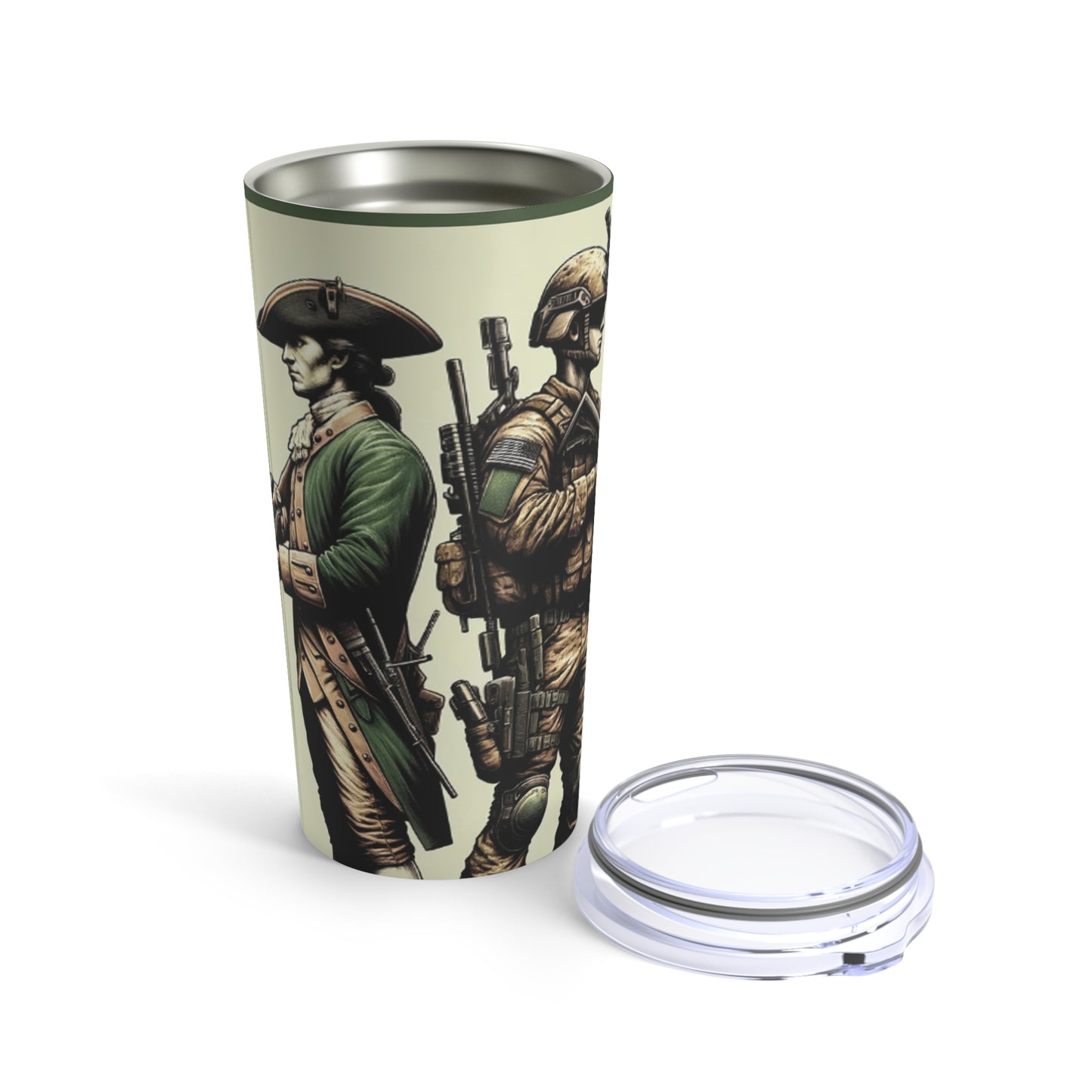 Home of the free, Because of the Brave-Tumbler 20oz