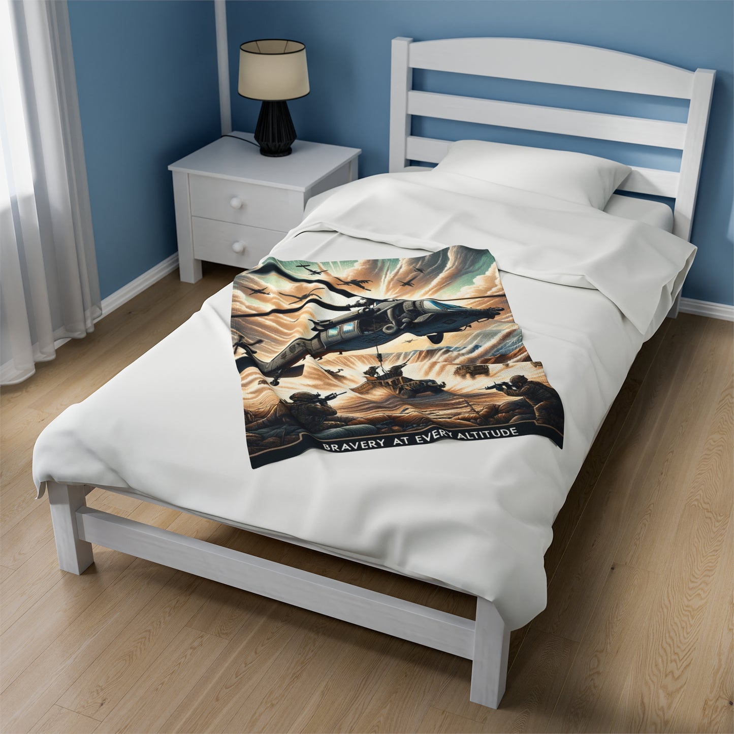 Bravery at Every Altitude- Plush Blanket!