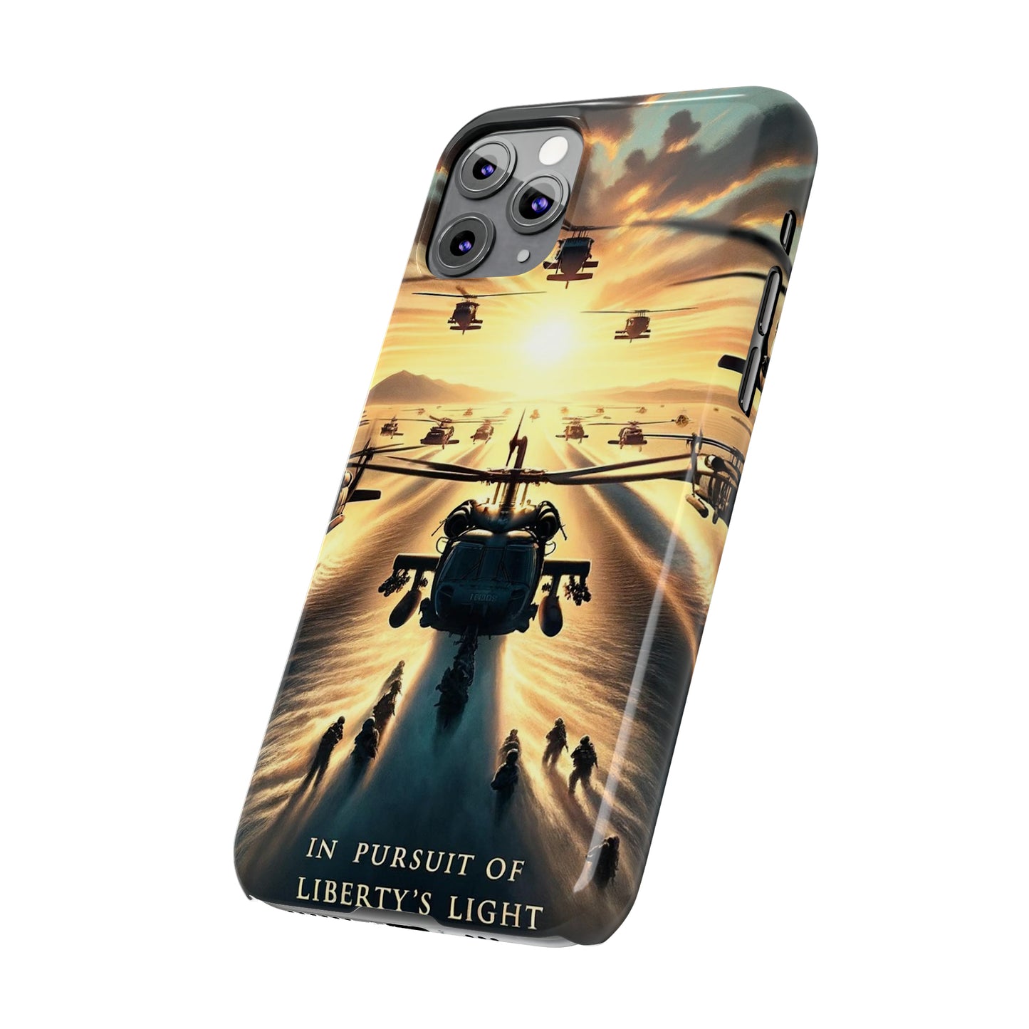 In Pursuit of Liberty's Light - Slim Phone Cases