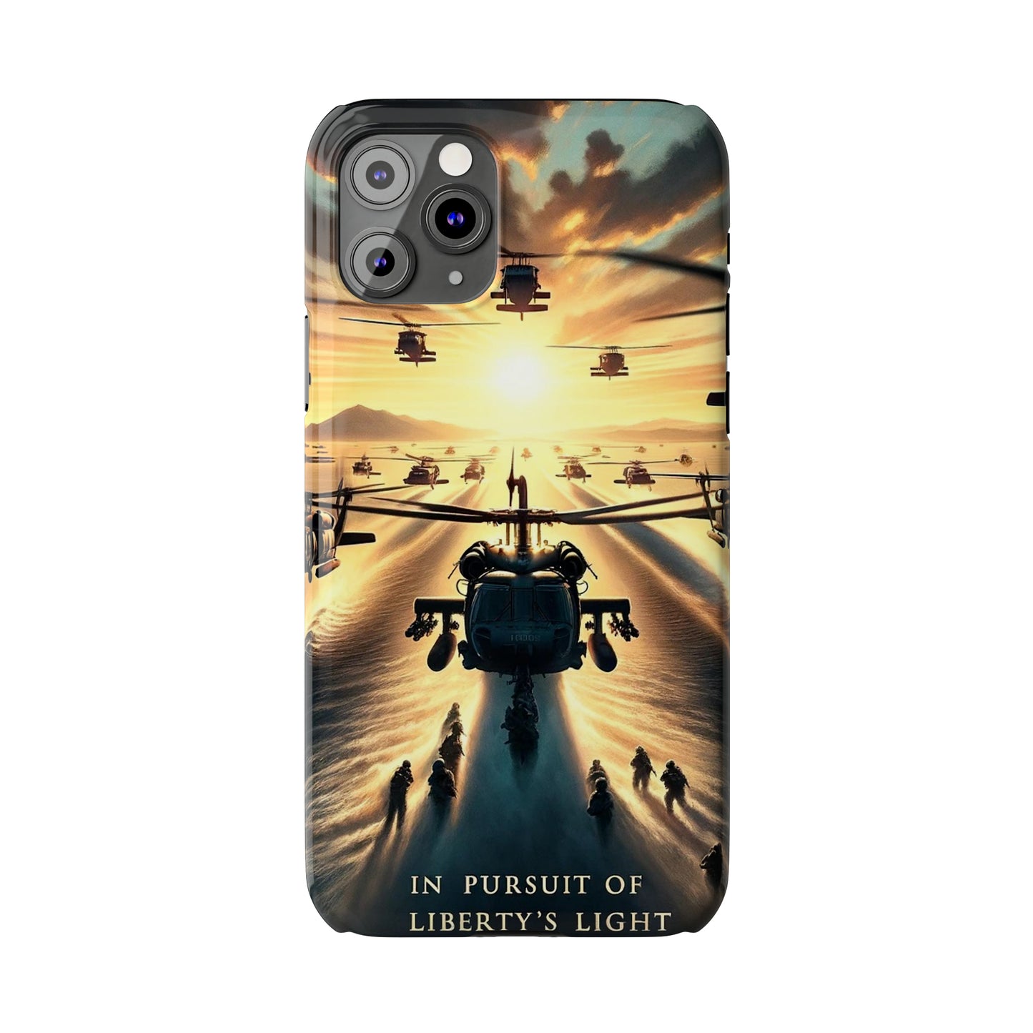 In Pursuit of Liberty's Light - Slim Phone Cases