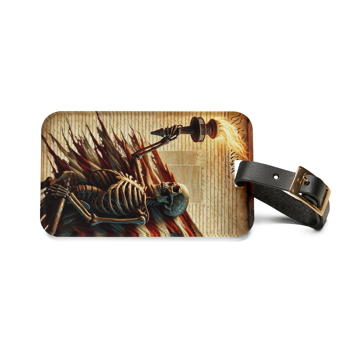 Eternal Torch of Freedom Luggage Tag