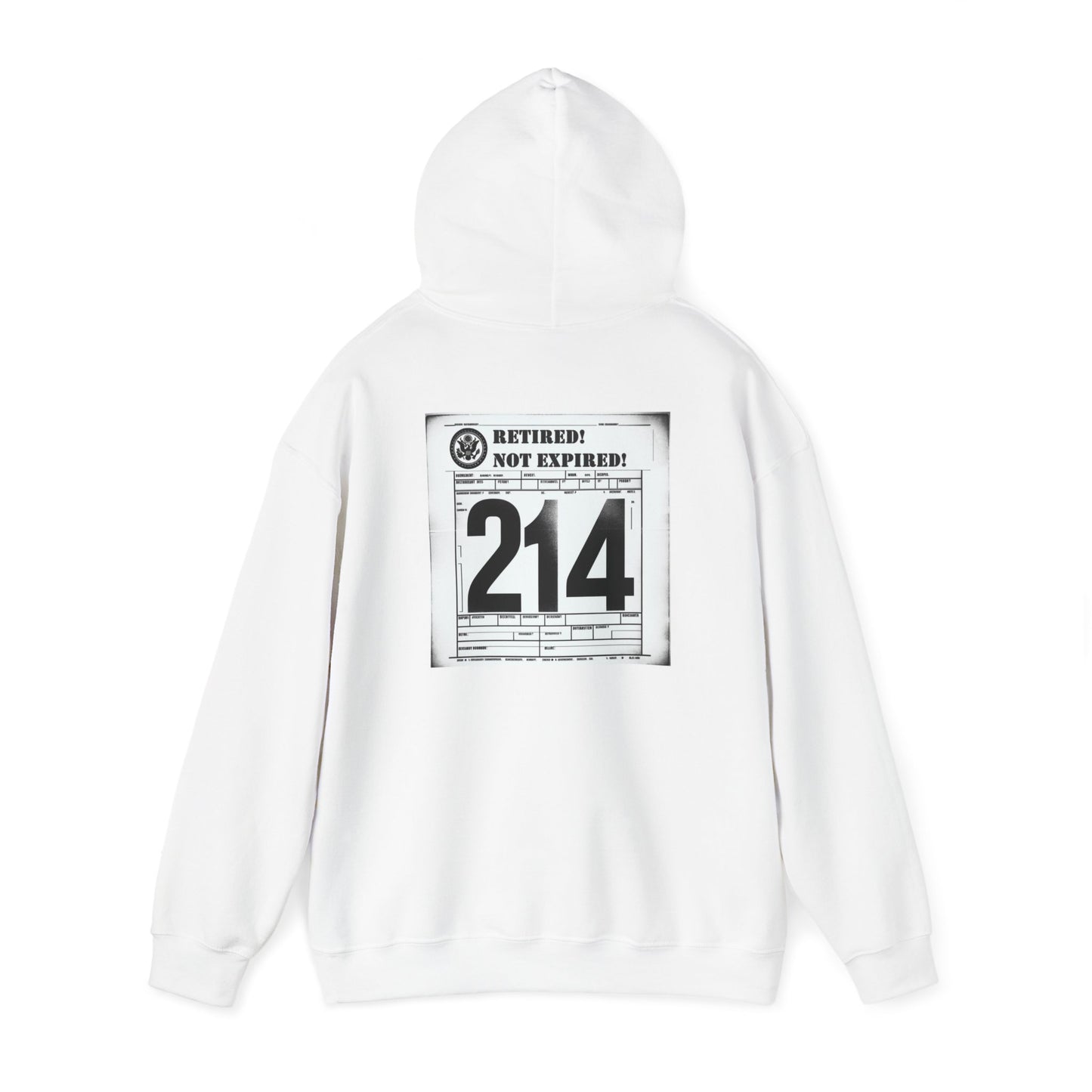 Retired Not Expired-Hooded Sweatshirt!