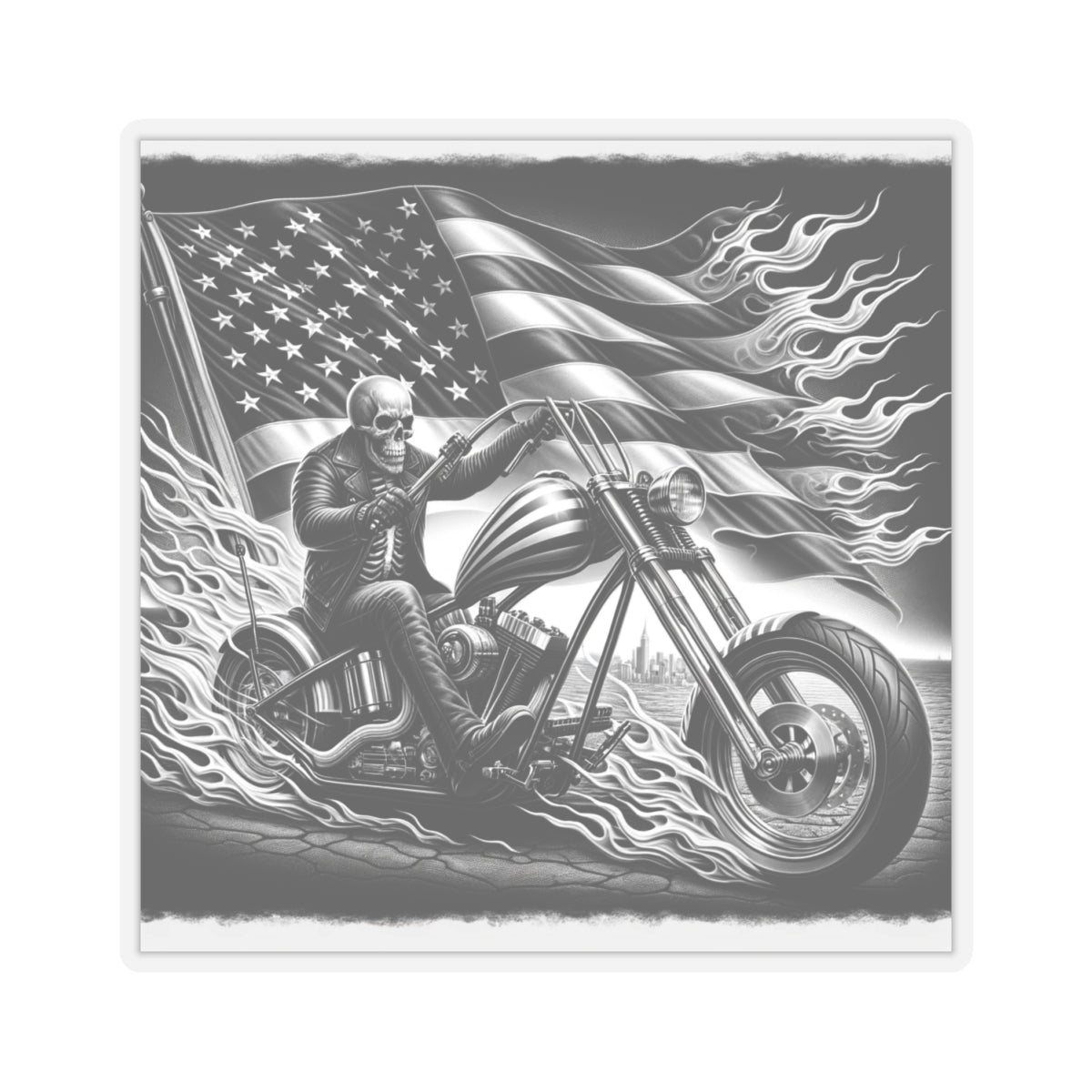 Patriotic Blaze Sticker