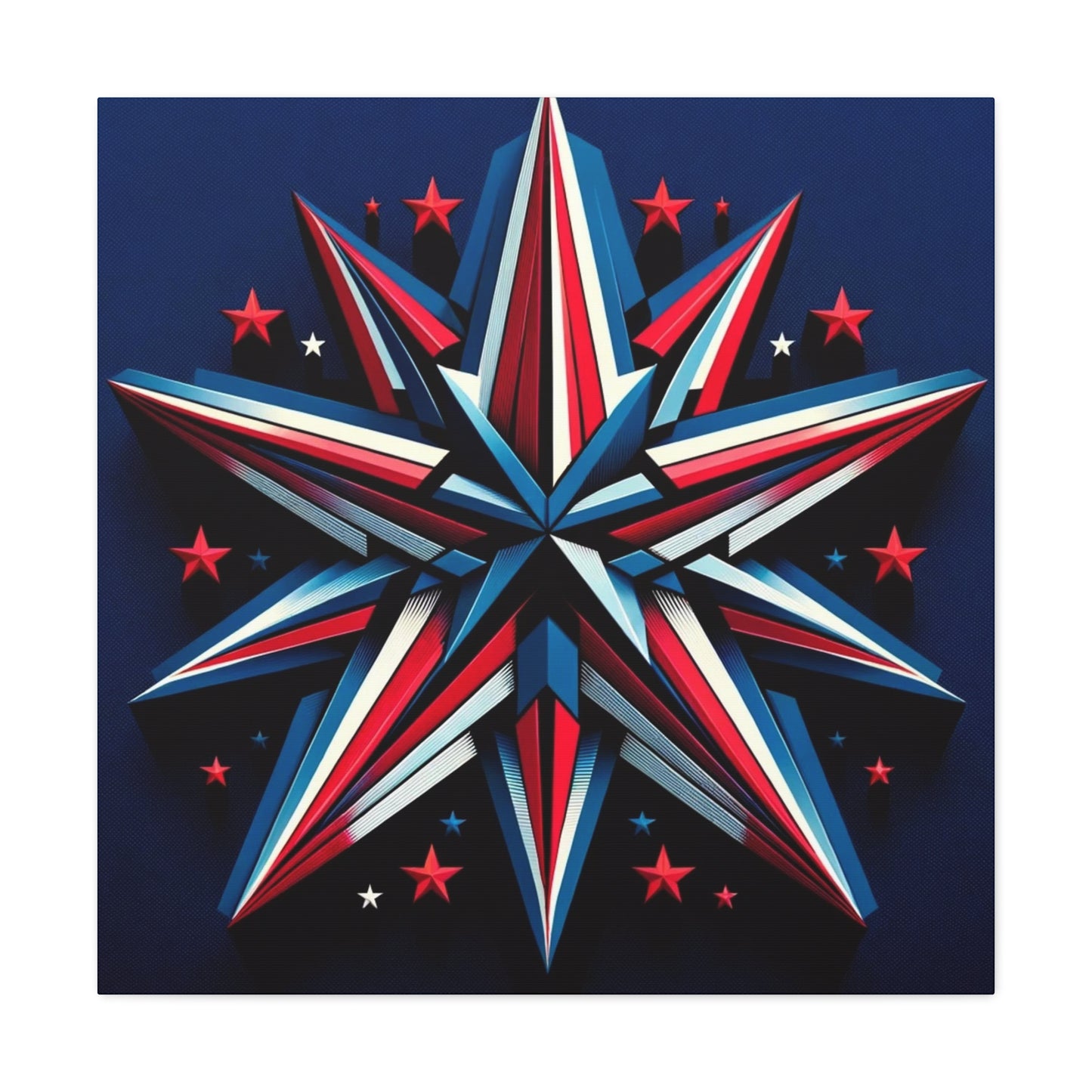 Patriotic Prism-Canvas Gallery Wraps