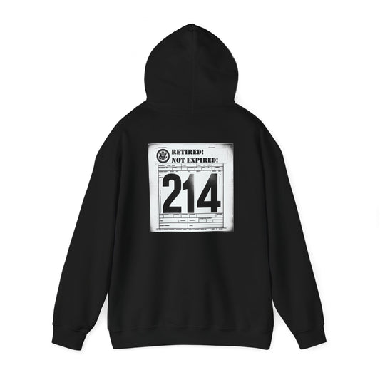 Retired Not Expired-Hooded Sweatshirt!