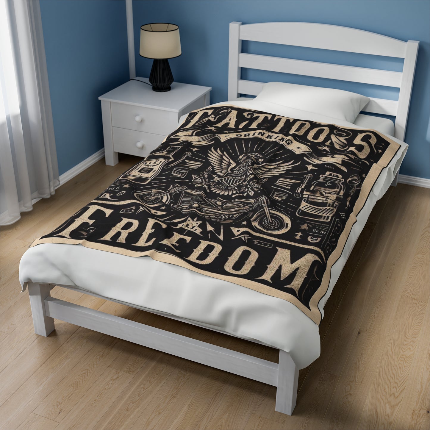 Tattoos & Freedom- Plush Blanket!