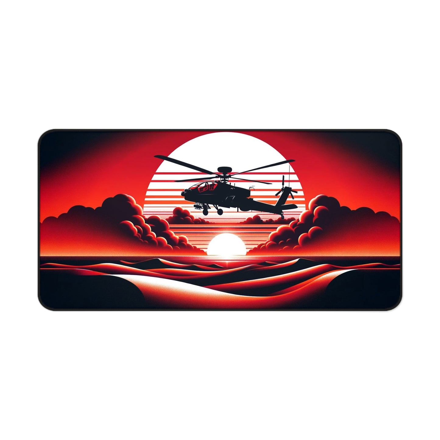 Crimson Flight- Desk Mat