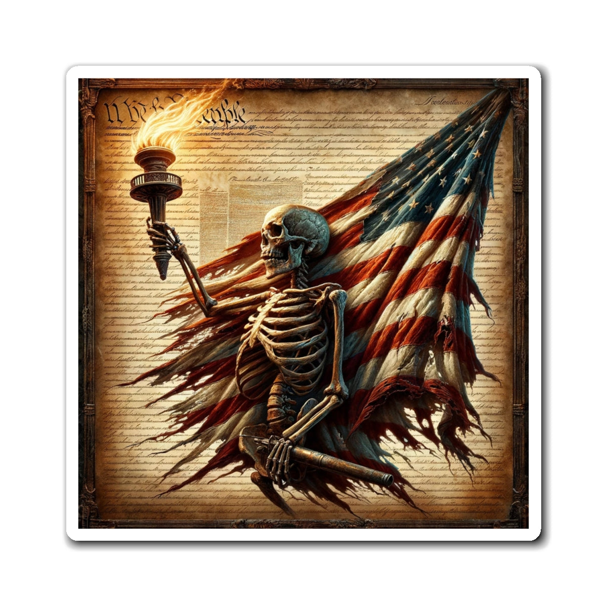 Eternal Torch of Freedom Magnets