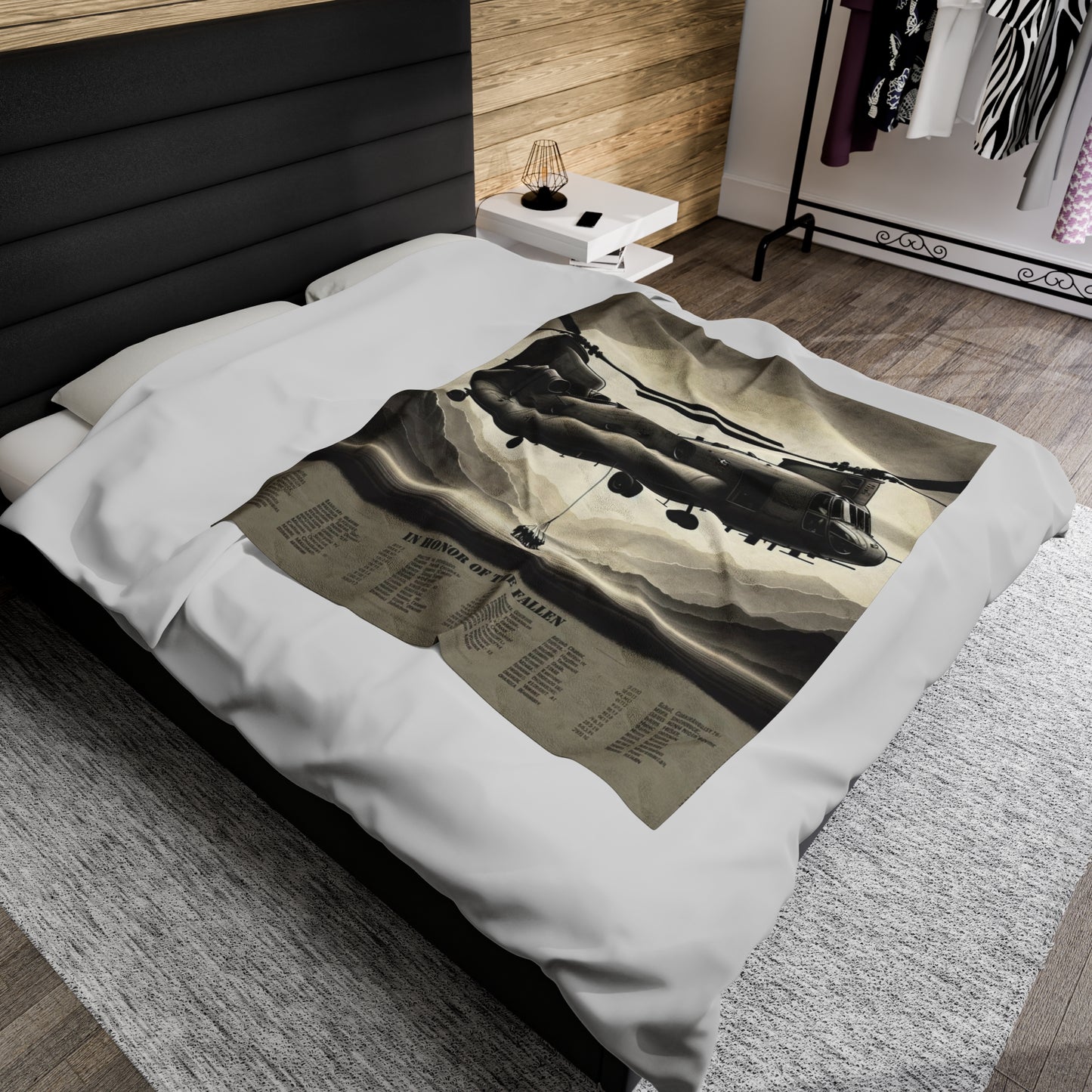 Tribute Skyline- Plush Blanket