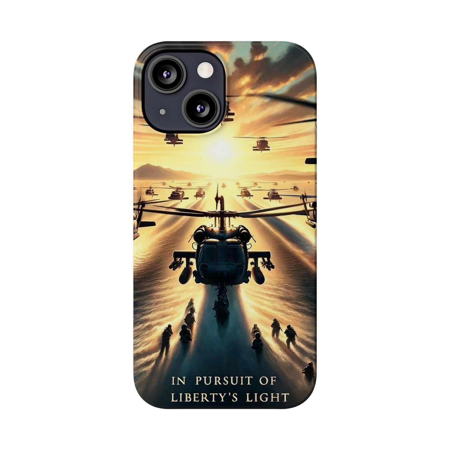 In Pursuit of Liberty's Light - Slim Phone Cases