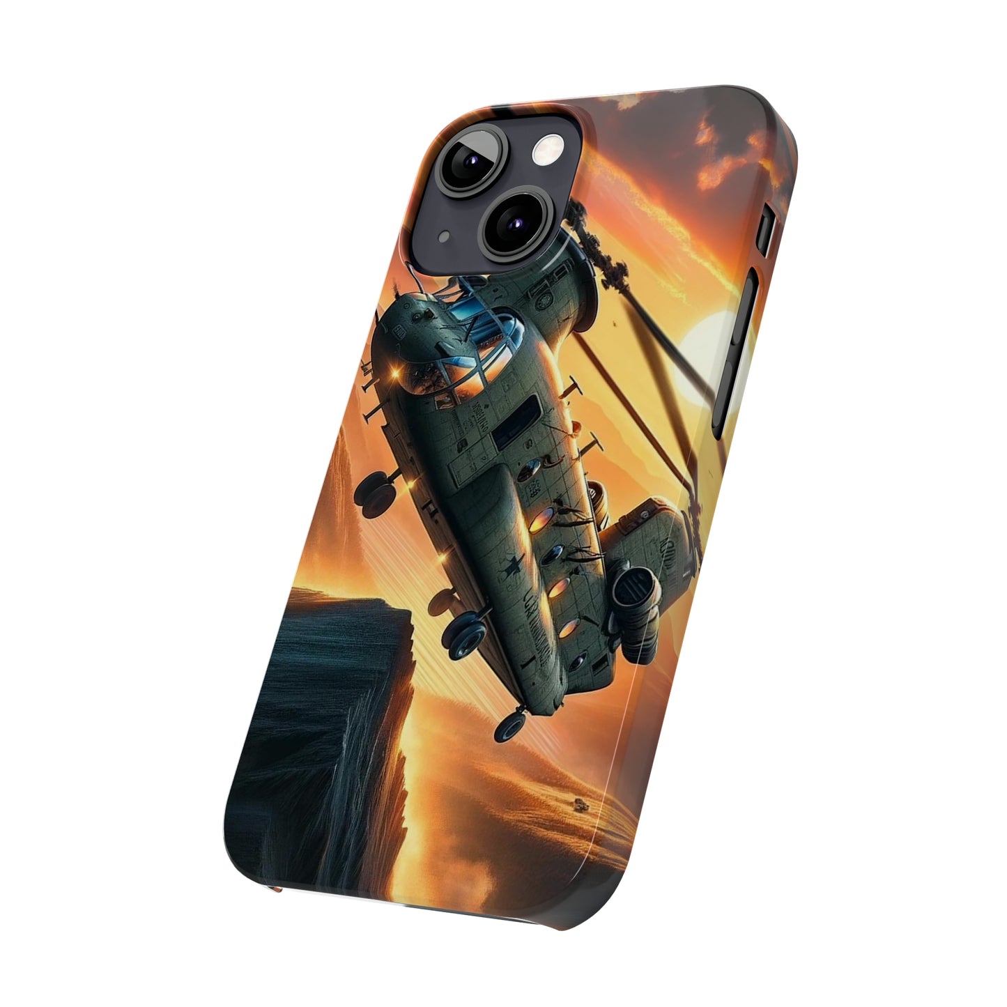 Sunset Soar Slim Phone Case