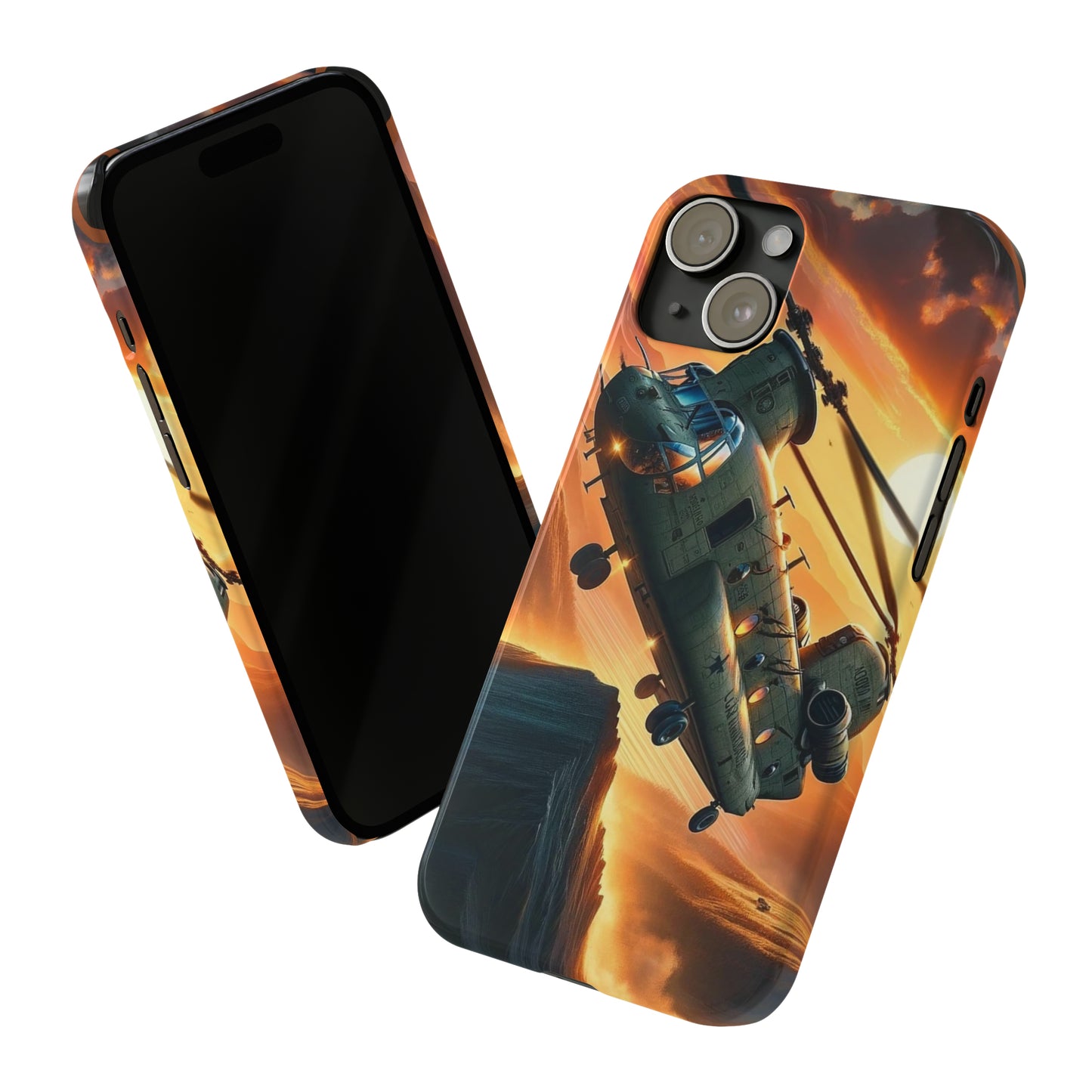 Sunset Soar Slim Phone Case