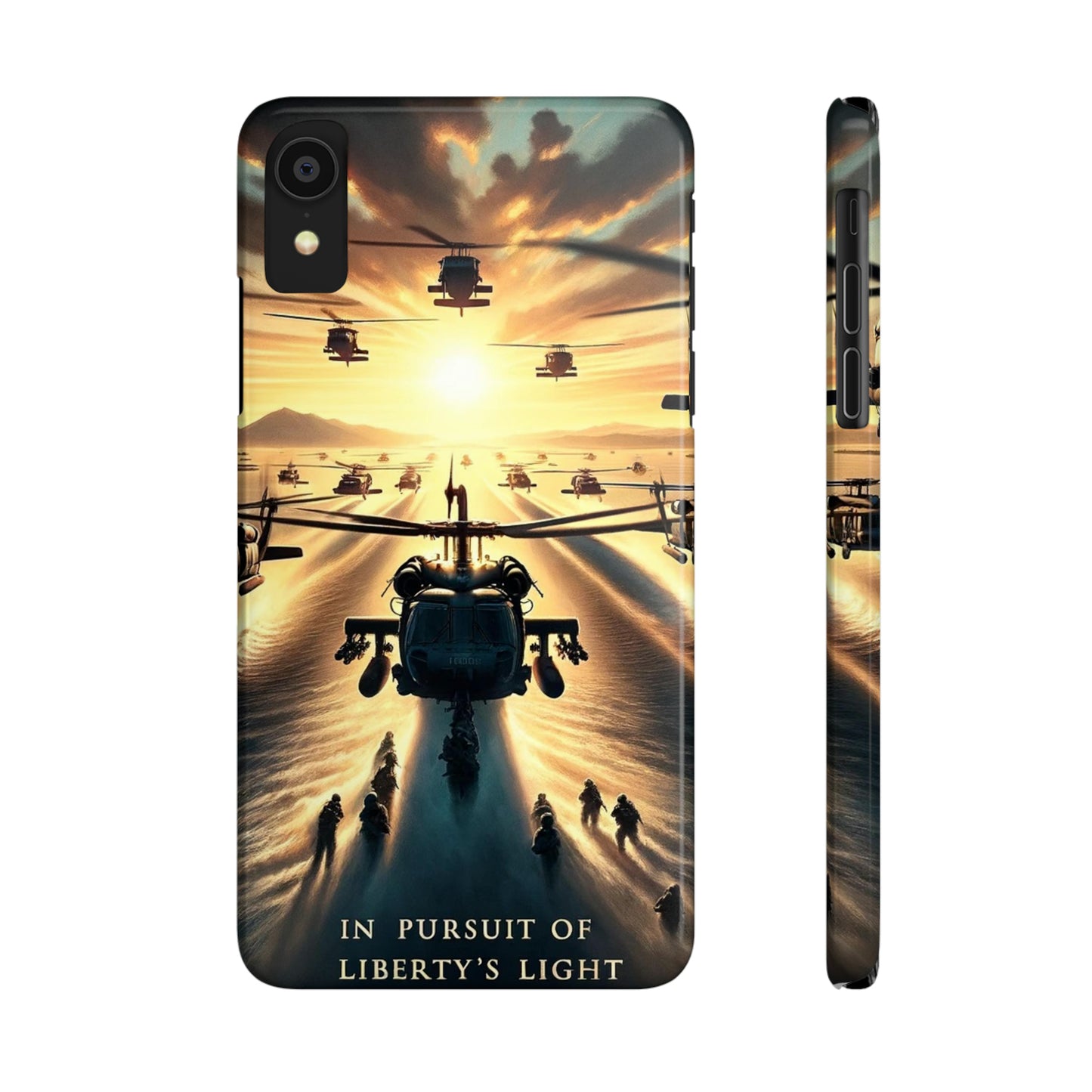 In Pursuit of Liberty's Light - Slim Phone Cases