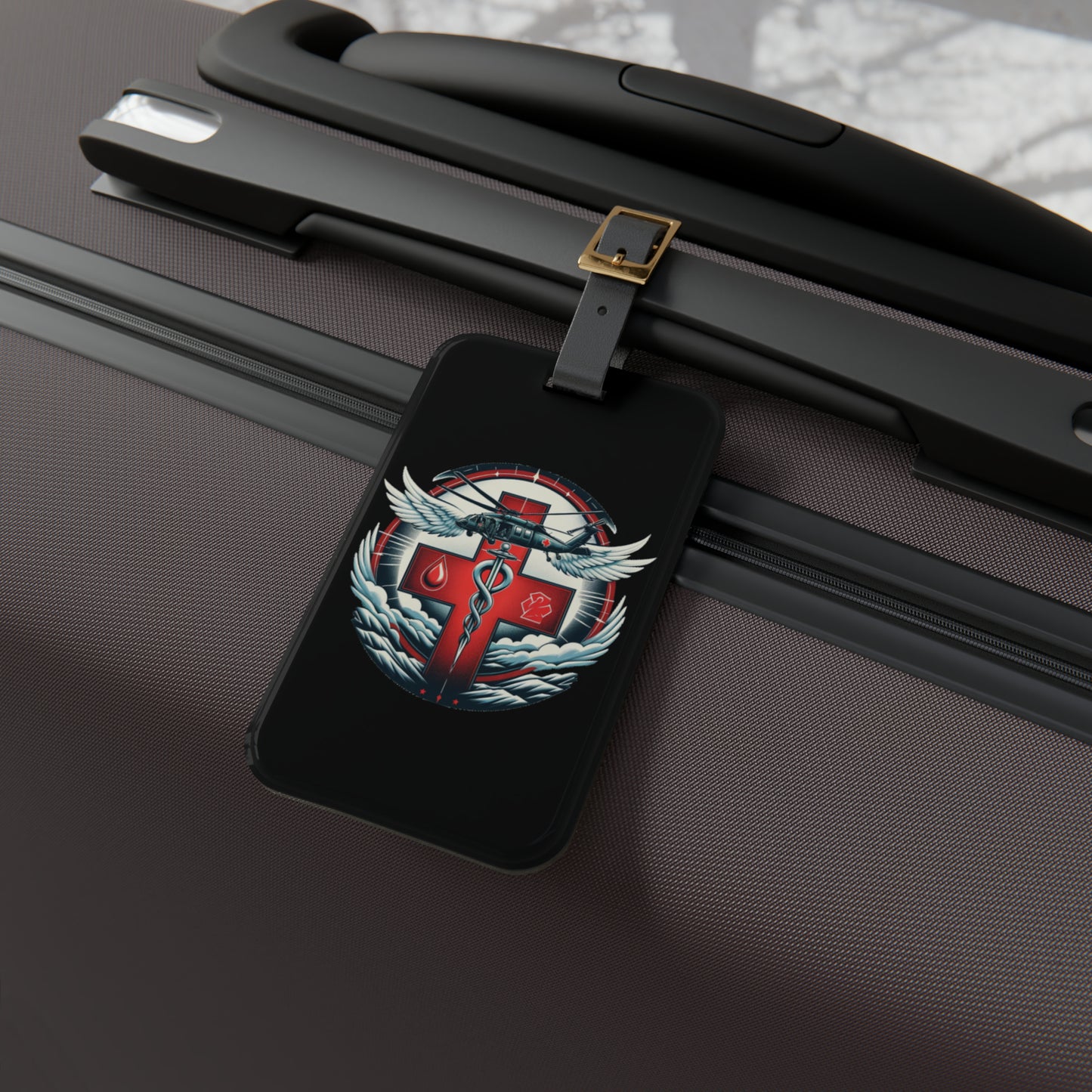 🚑 Airborne Angels Luggage Tag 🚁