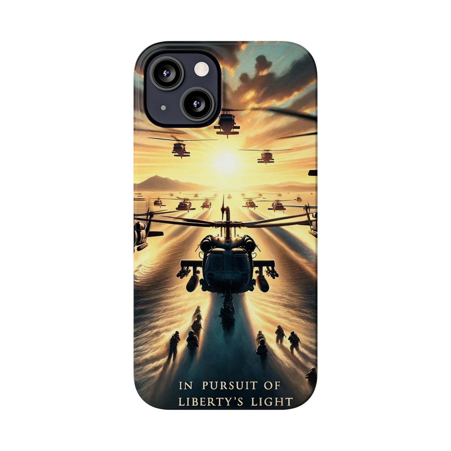 In Pursuit of Liberty's Light - Slim Phone Cases