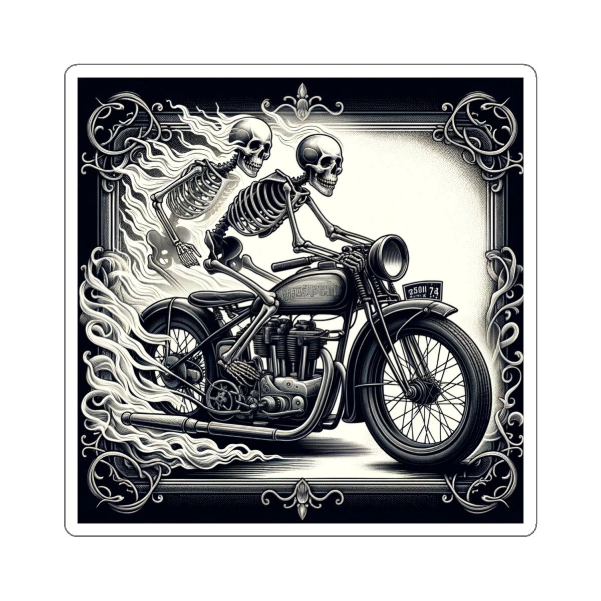 Skeleton Riders Sticker