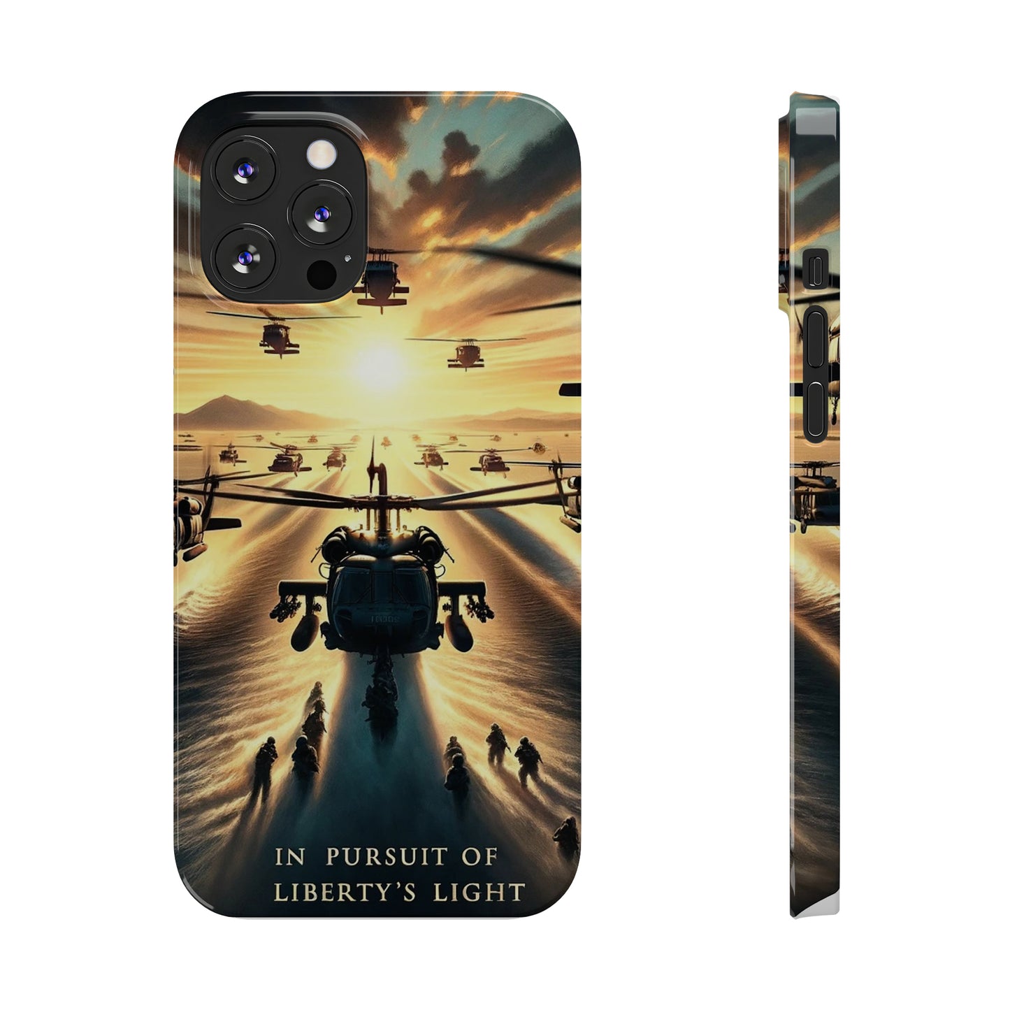 In Pursuit of Liberty's Light - Slim Phone Cases